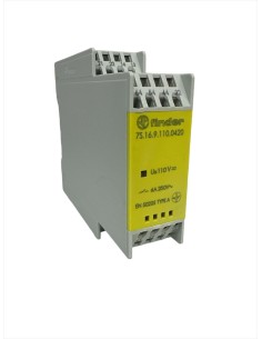 Relé modular con contactos guiados